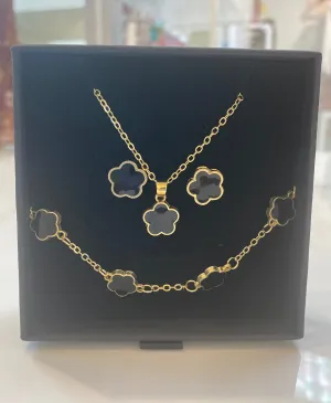 Flower Jewelry Set