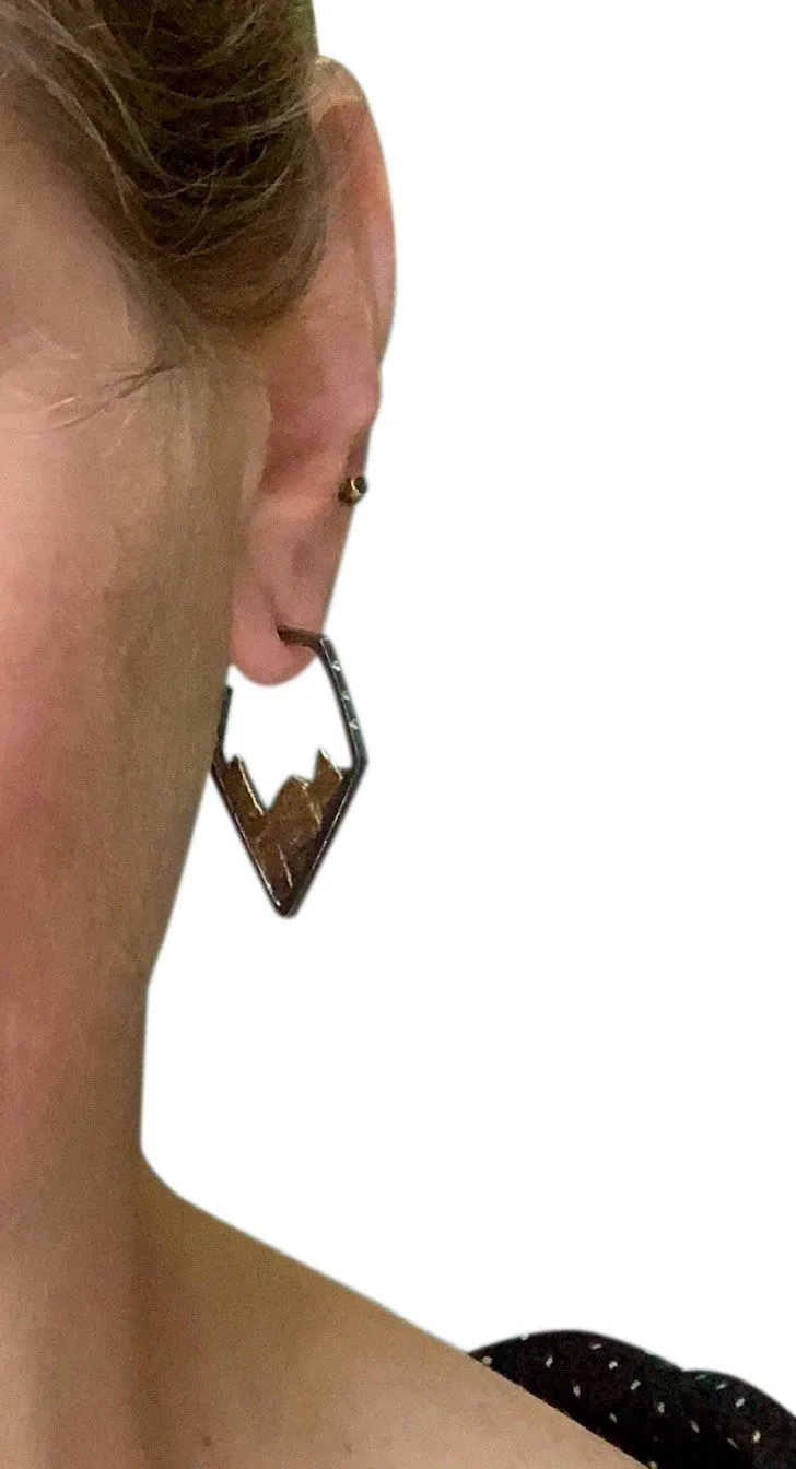 Geo Hoops -Gold