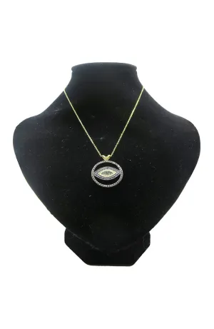 Gold and Blue Evil Eye NK