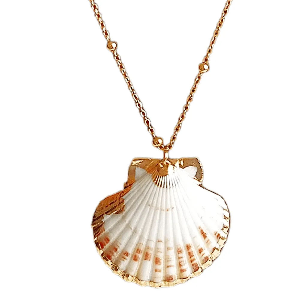 Gold Seashell Necklace