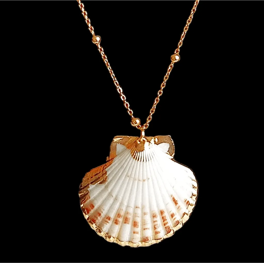 Gold Seashell Necklace