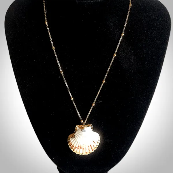 Gold Seashell Necklace