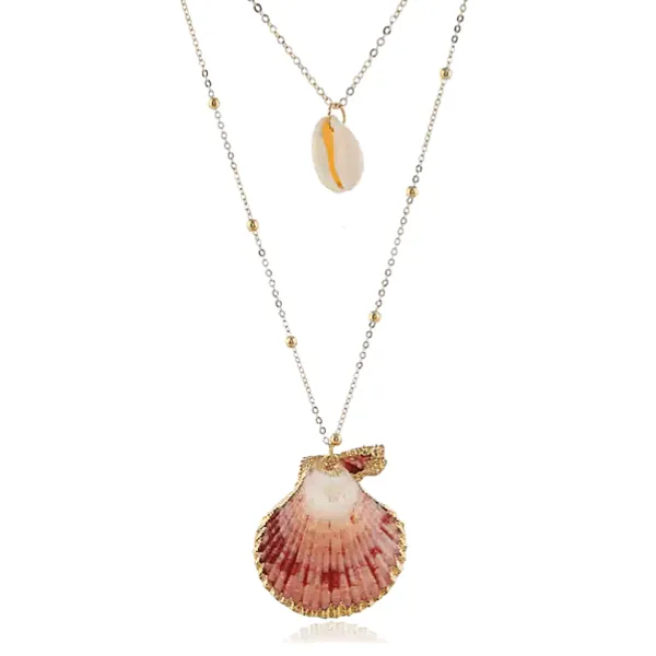 Gold Seashell Necklace