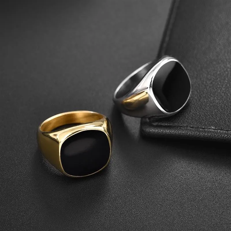 Gold-Silver Signet Rings
