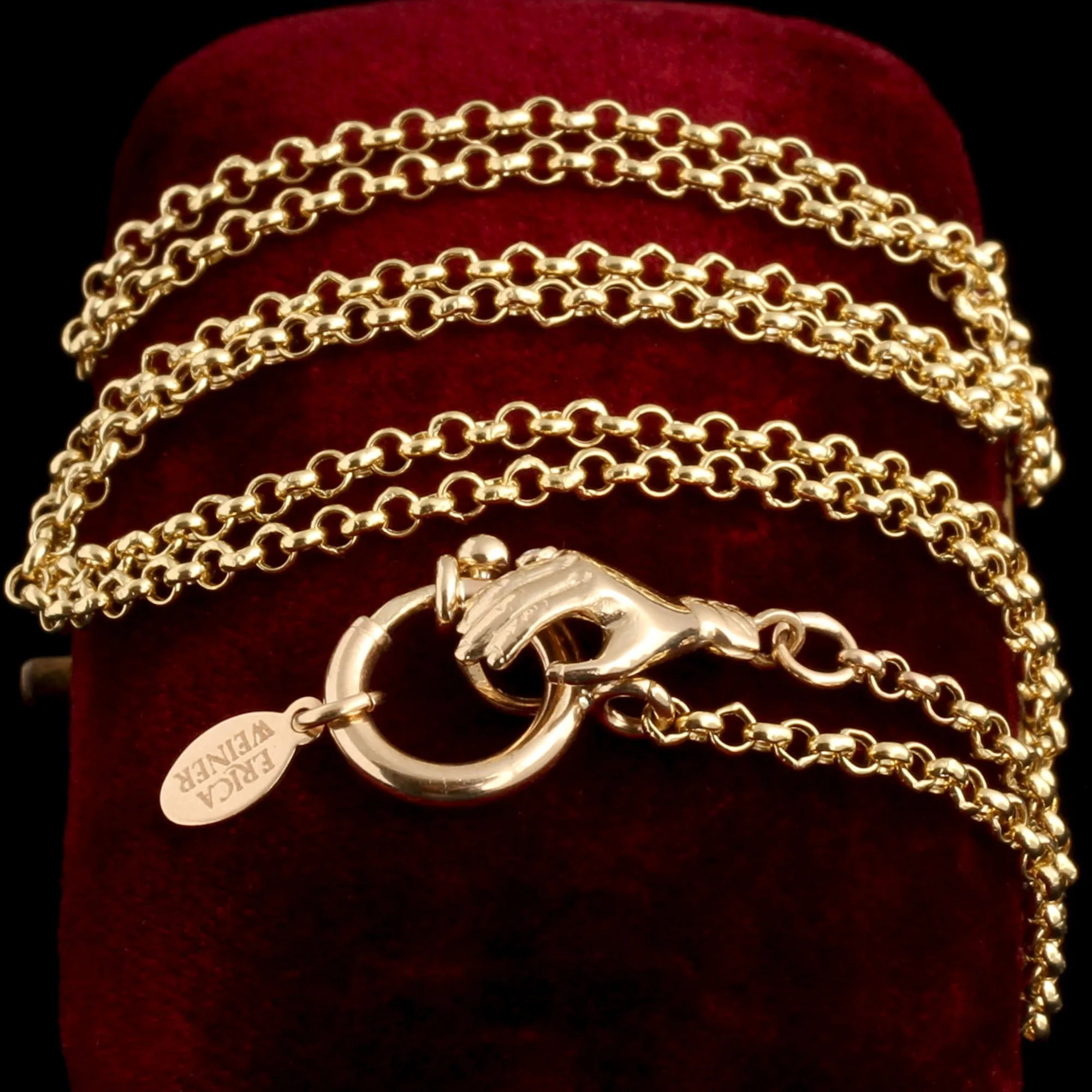 Handclasp Charm Base Necklace