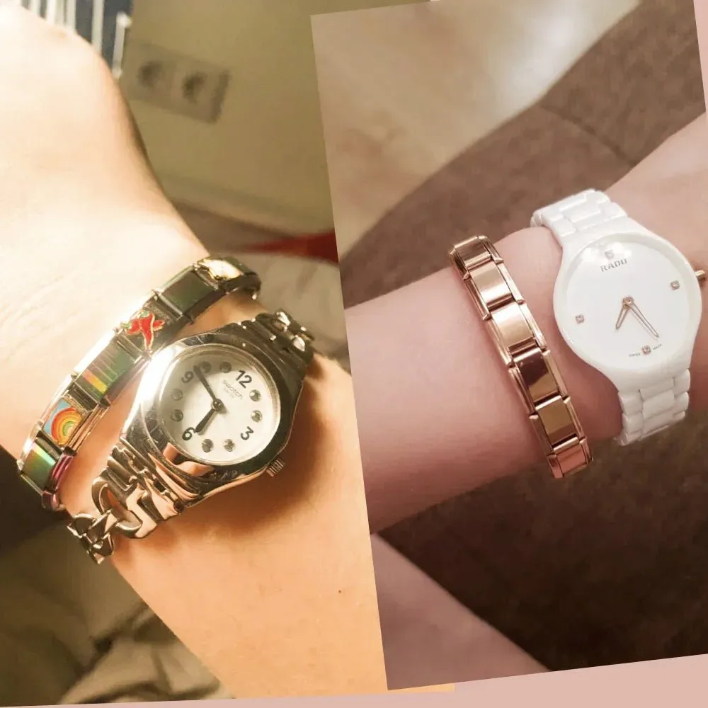 Hapiship Italian Elastic Charm Bracelet