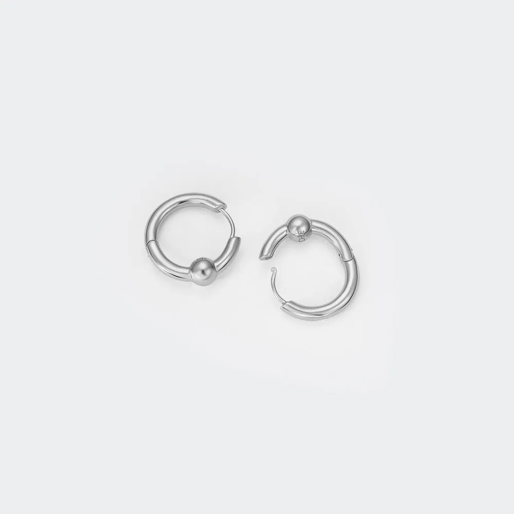 Harmony Hoops Silver Medium