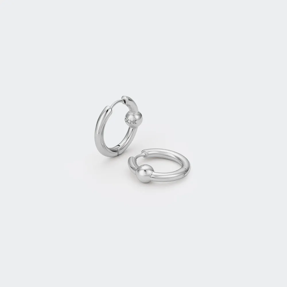 Harmony Hoops Silver Medium
