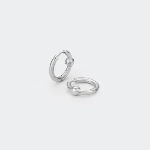 Harmony Hoops Silver Medium