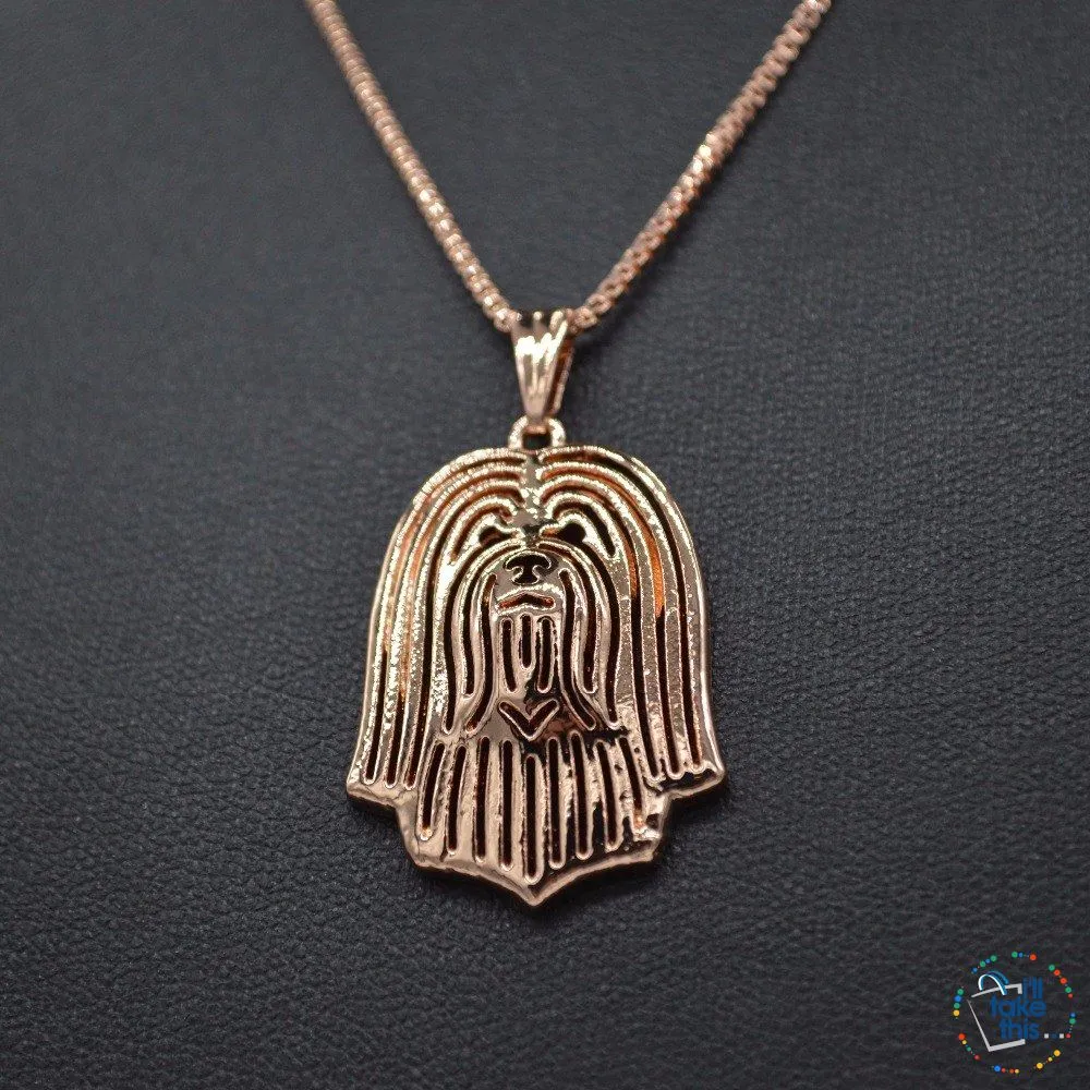 Havanese Dog Lovers' a unique designed Pendant in Silver, Gold or Rose Gold plating   BONUS Necklace