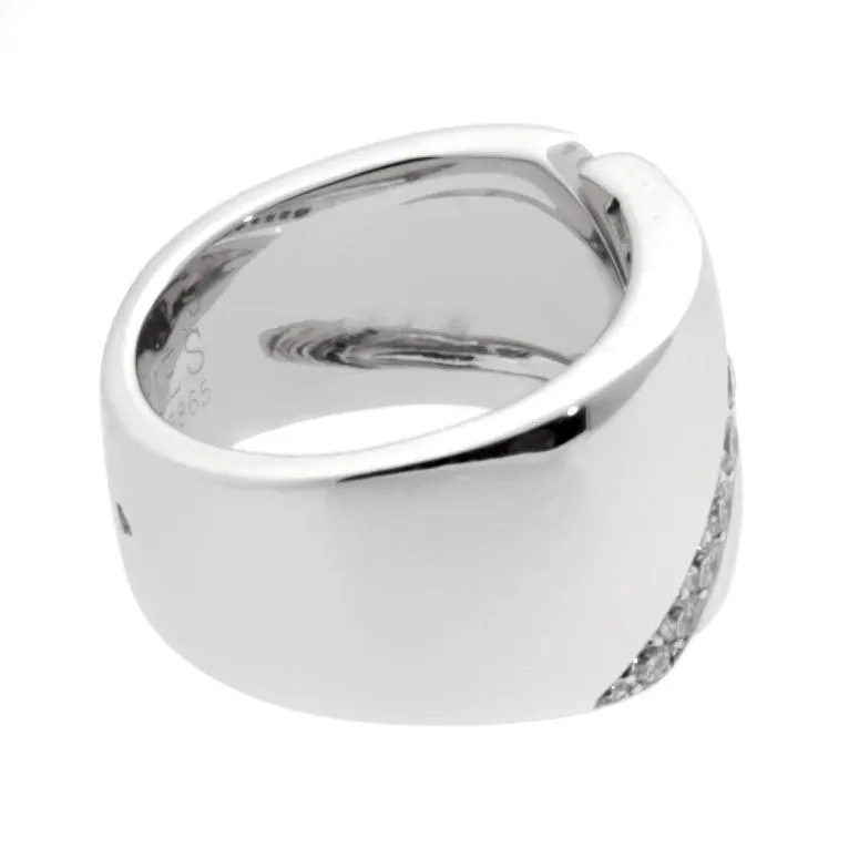 Hermes Bypass Diamond White Gold Ring