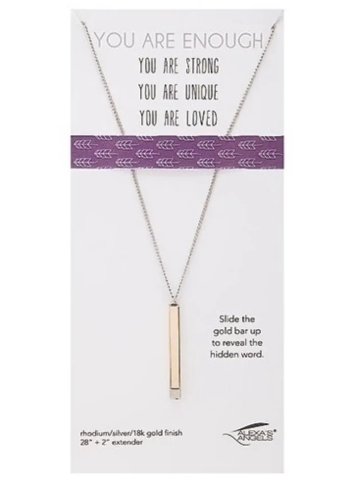 Hidden Message Necklaces