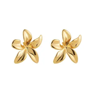 Hypoallergenic Stylish Vintage Flower Stud Earrings