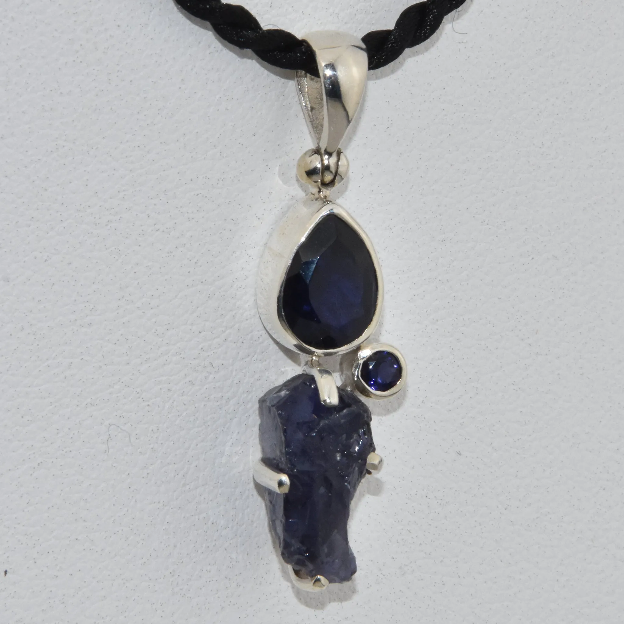 Iolite Sterling Silver Pendant