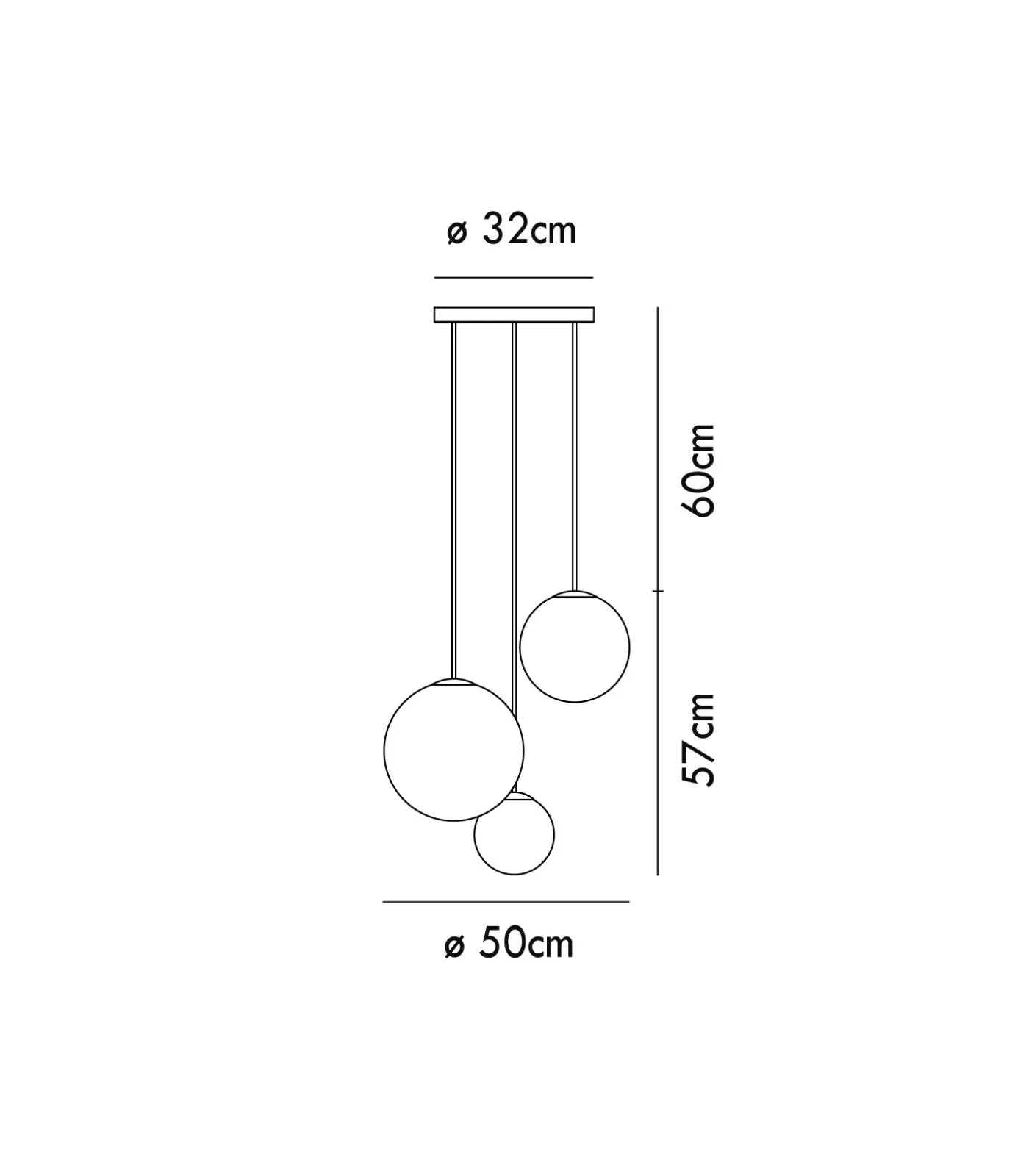 Italian Combination Globe Pendant Light | Assorted Configurations