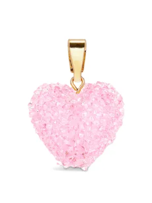 Jelly Heart Pendant Charm