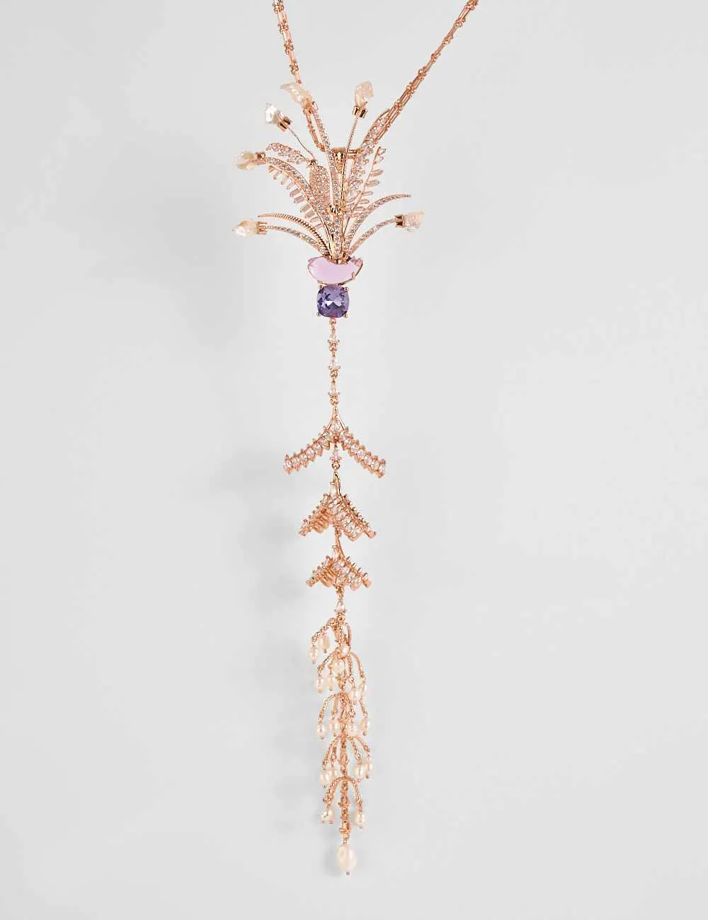 Le Sunset Palm Free Fall Pendant