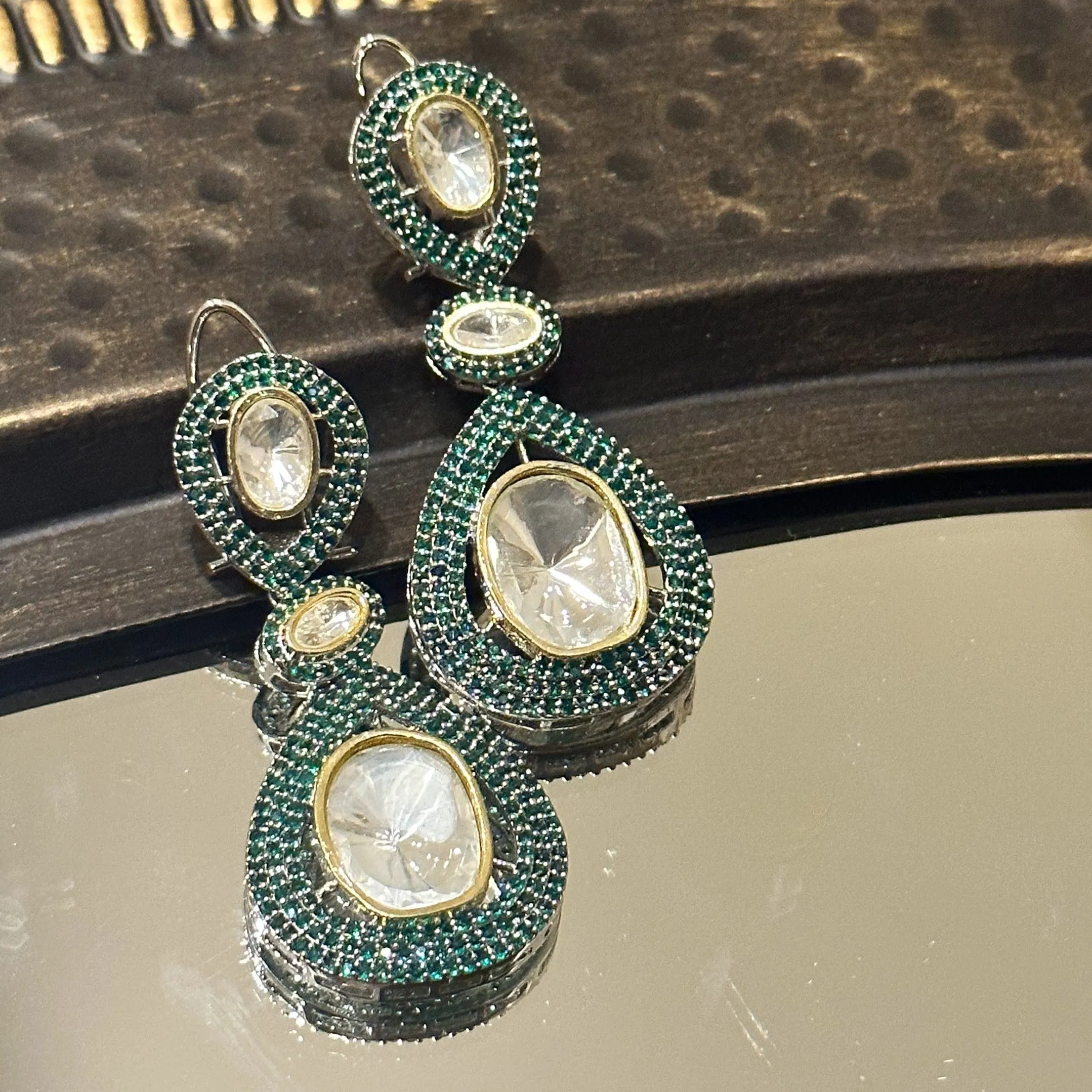 Leasha Moissanite Studded Earrings
