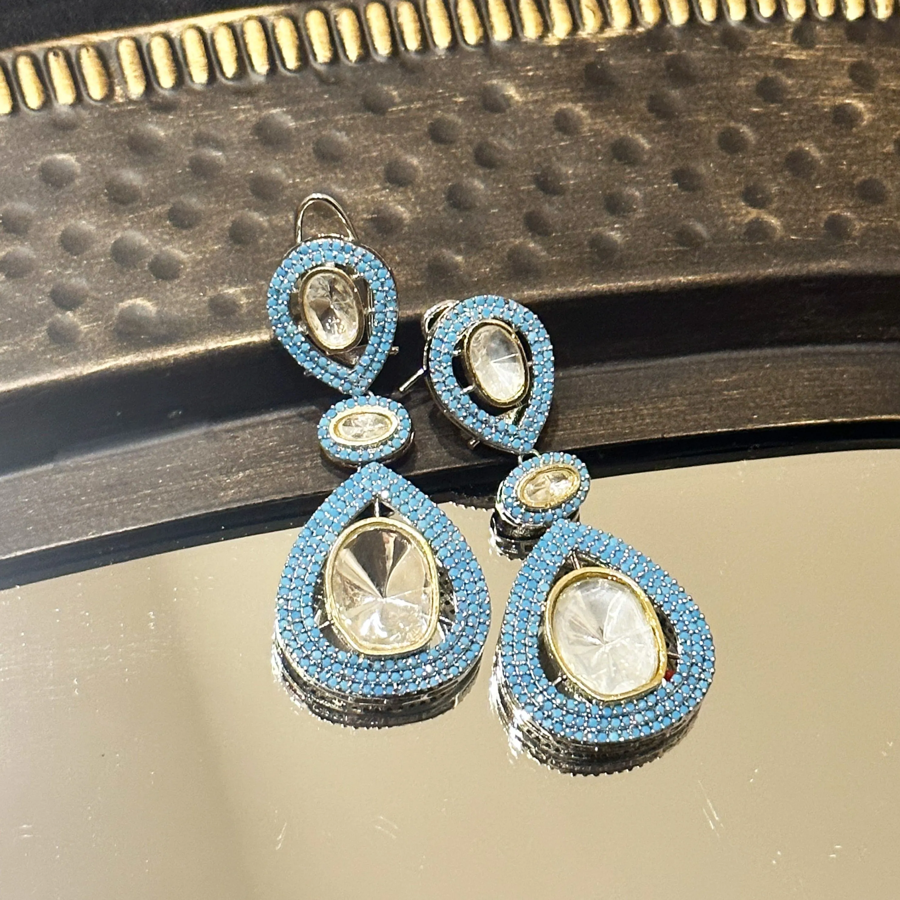 Leasha Moissanite Studded Earrings
