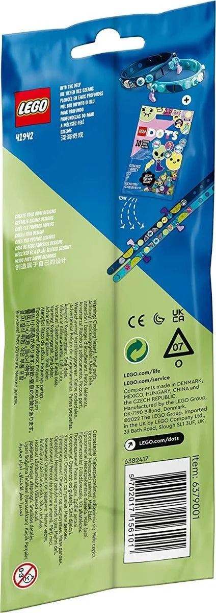 LEGO Dots Into The Deep Bracelets with Charms DIY Bracelet Kit for Ages 6 