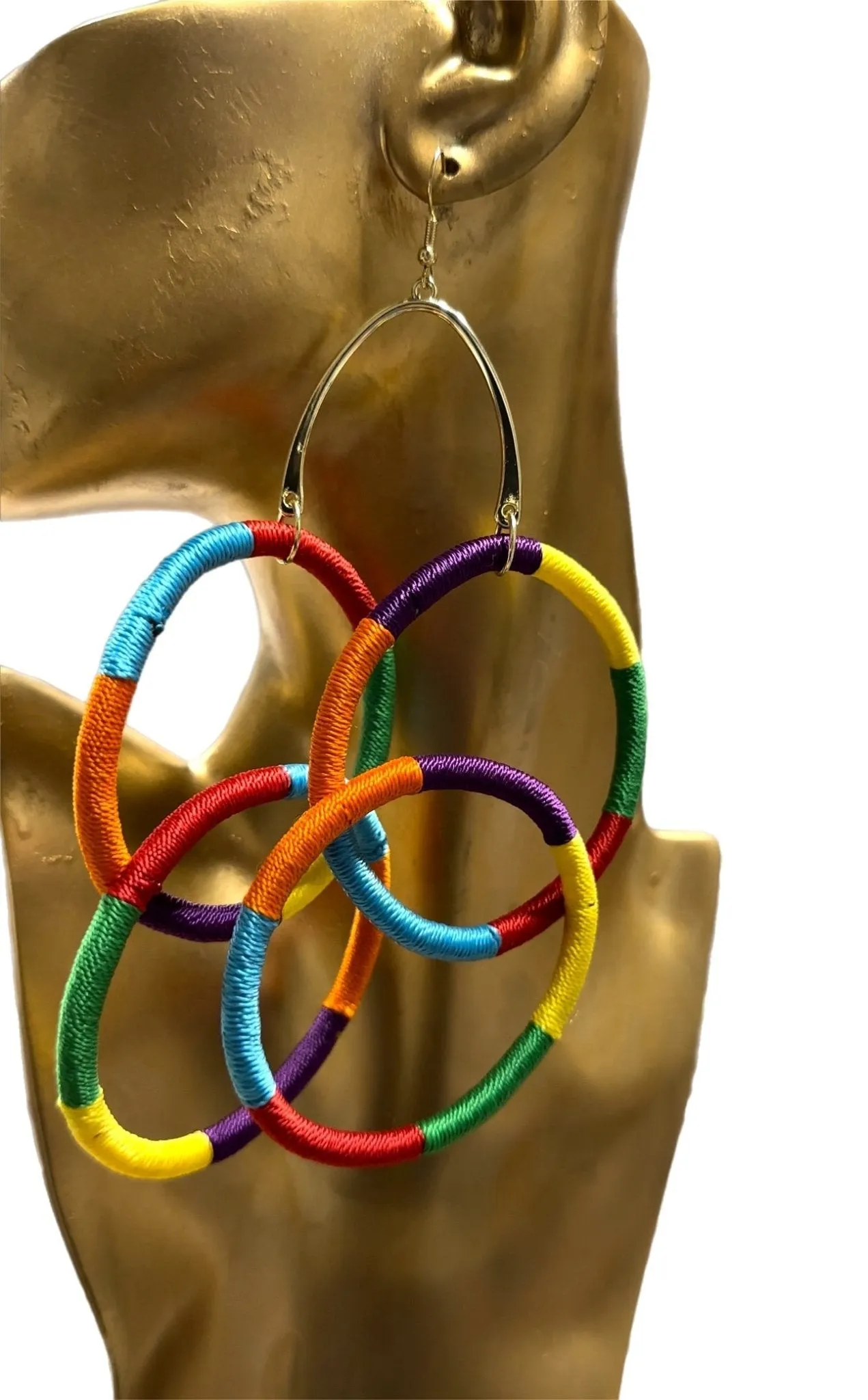 Lightweight multi rings Kukua Earrings