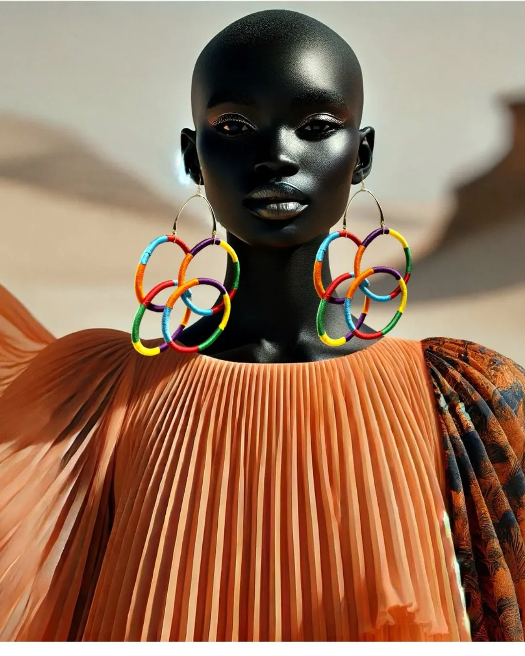 Lightweight multi rings Kukua Earrings