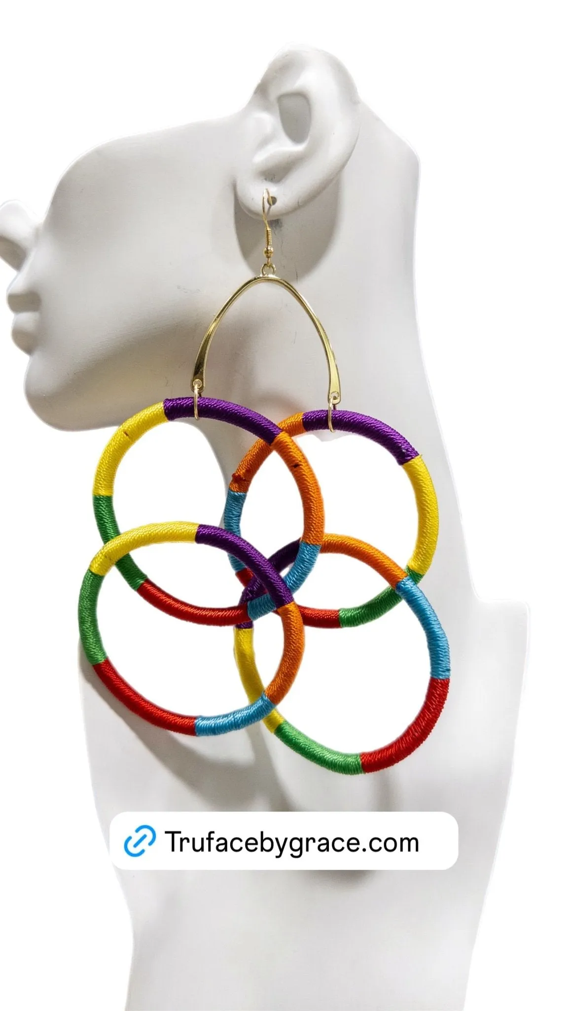 Lightweight multi rings Kukua Earrings