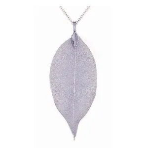 Lilac Leaf Necklace