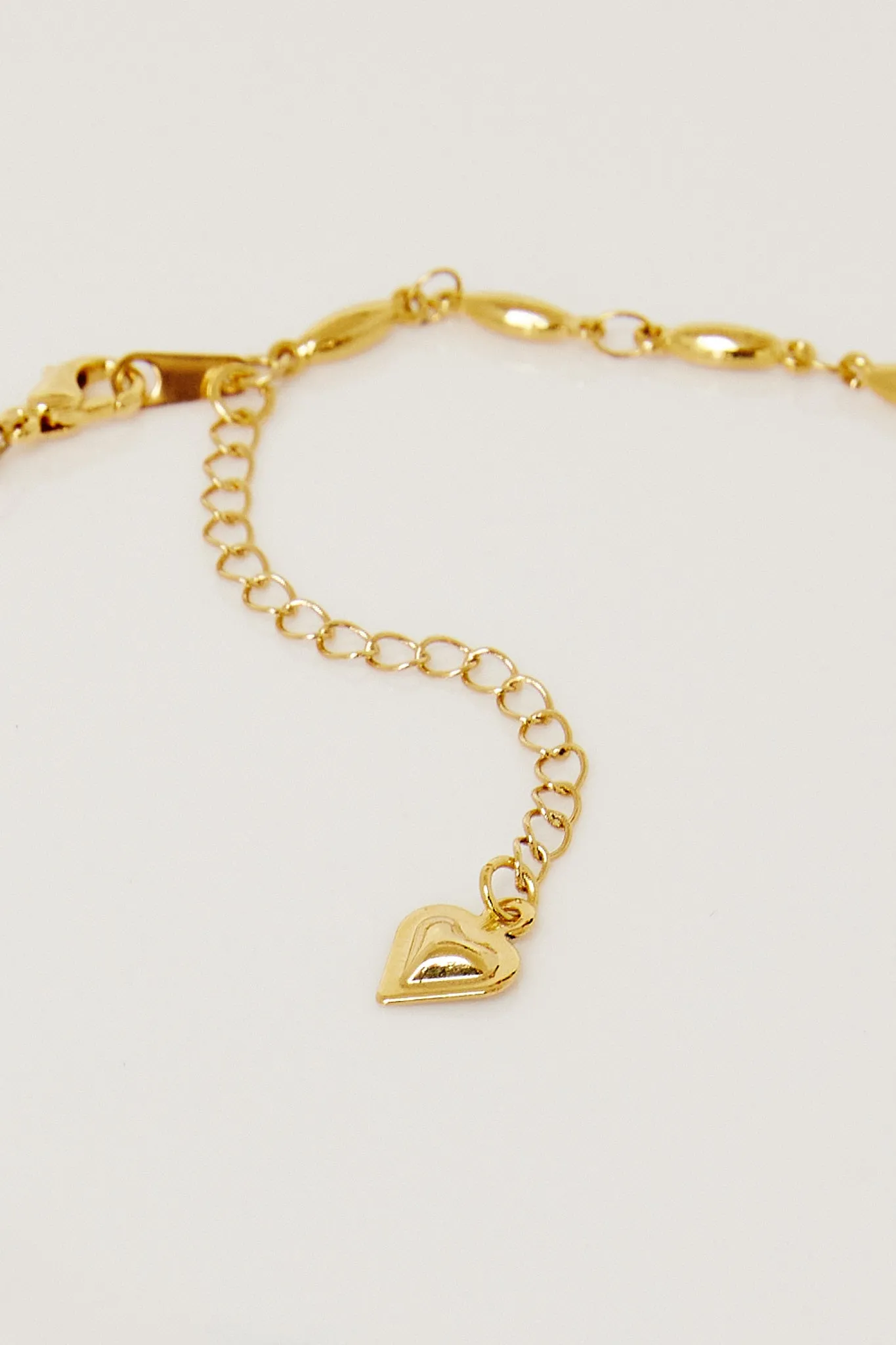 Love Heart Necklace - Mini Mother-Of-Pearl