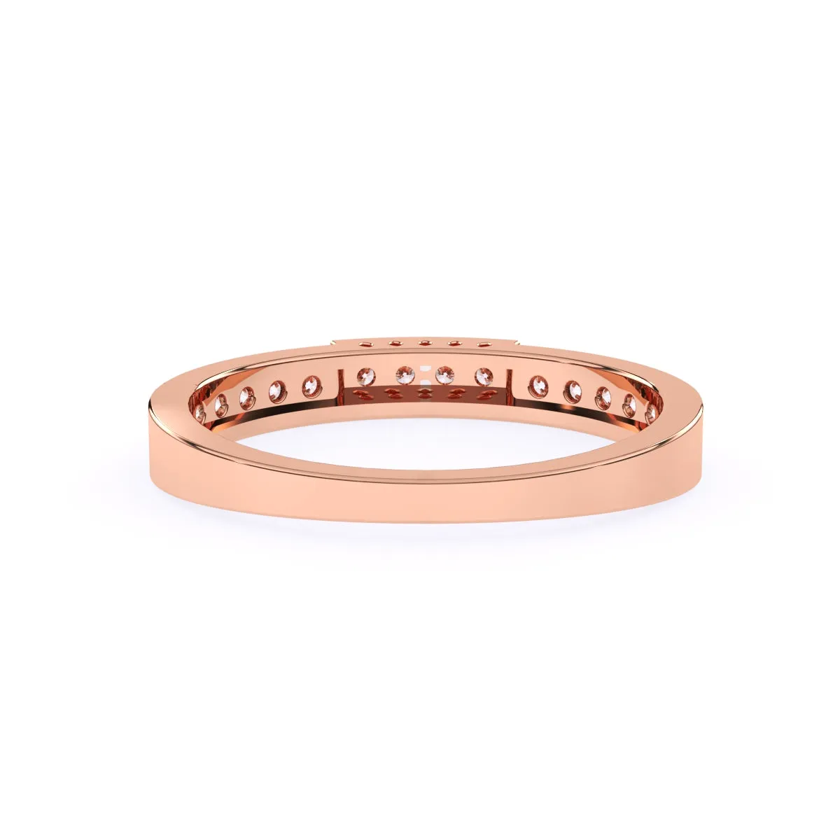 Luxurious Round Diamond Wedding Band
