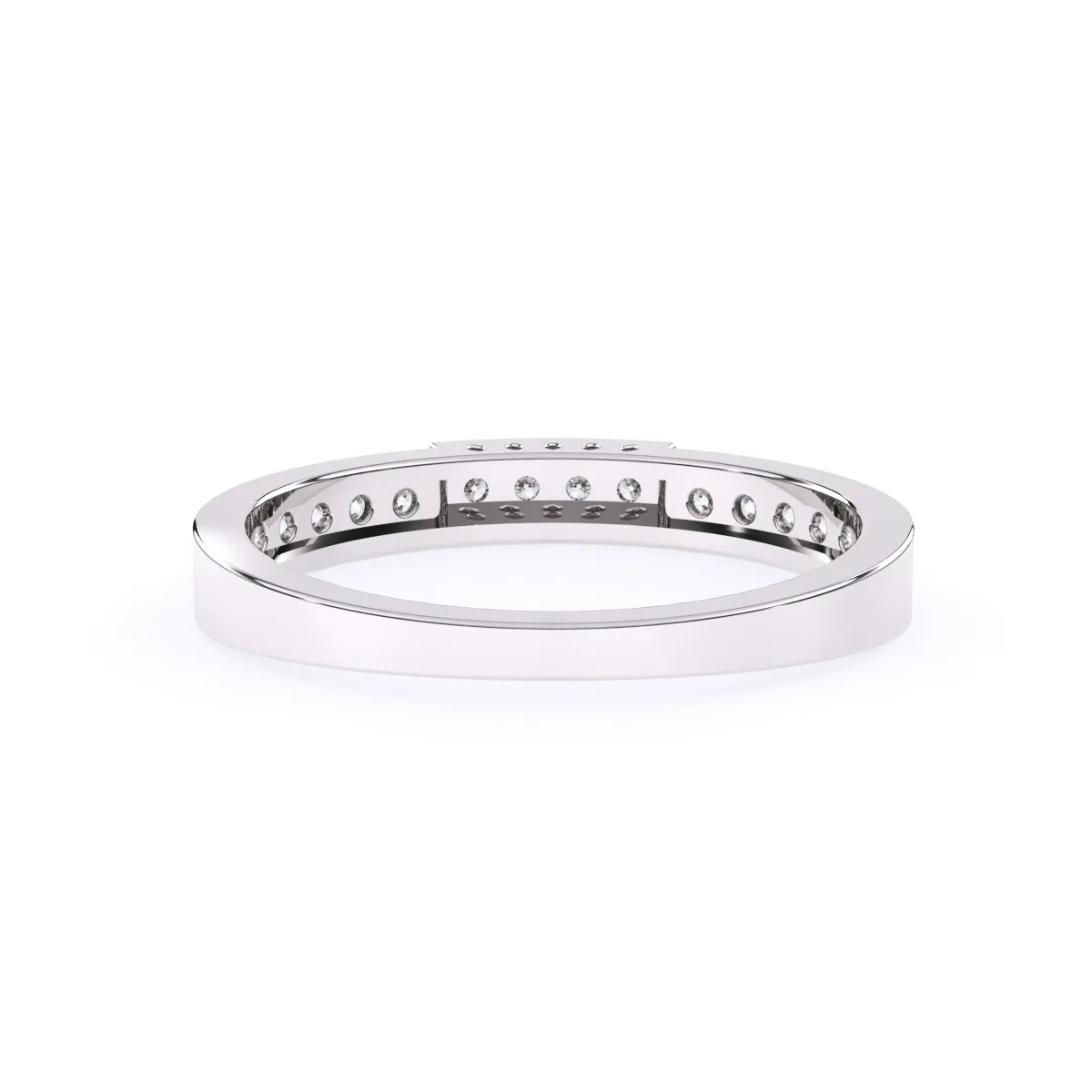 Luxurious Round Diamond Wedding Band