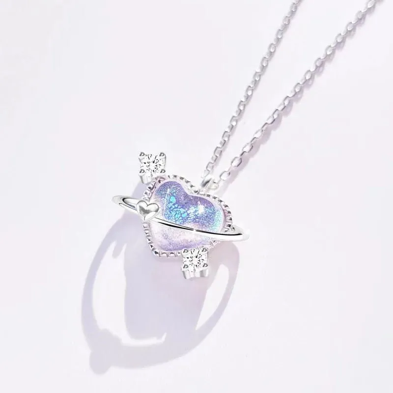 Magical Elegant Fantasy Necklace - Kawaii Cosmic Pendent Jewelry