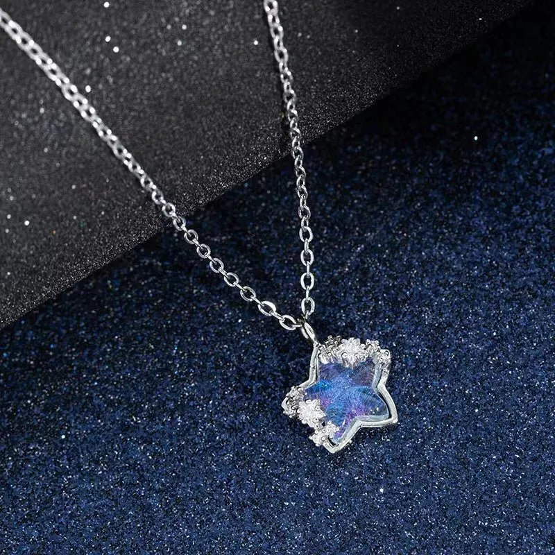 Magical Elegant Fantasy Necklace - Kawaii Cosmic Pendent Jewelry
