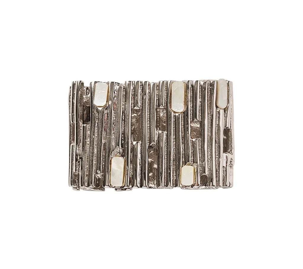 Matrix Napkin Rings, Set of 4