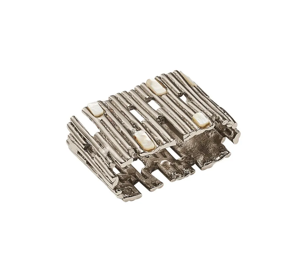 Matrix Napkin Rings, Set of 4