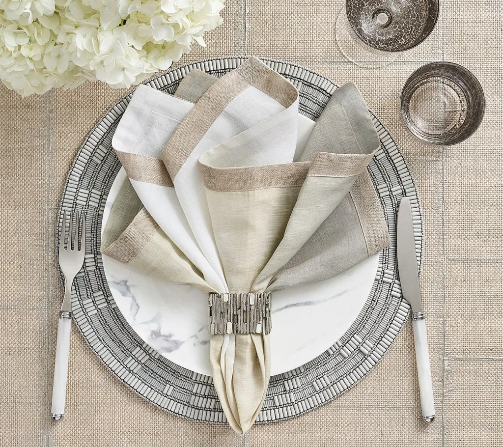 Matrix Napkin Rings, Set of 4