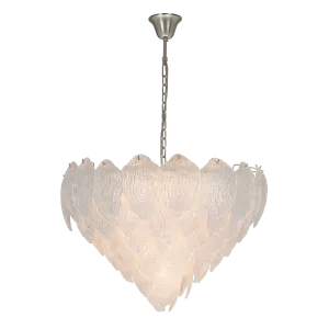 MULBERRY LEAVES NICKEL CHANDELIER