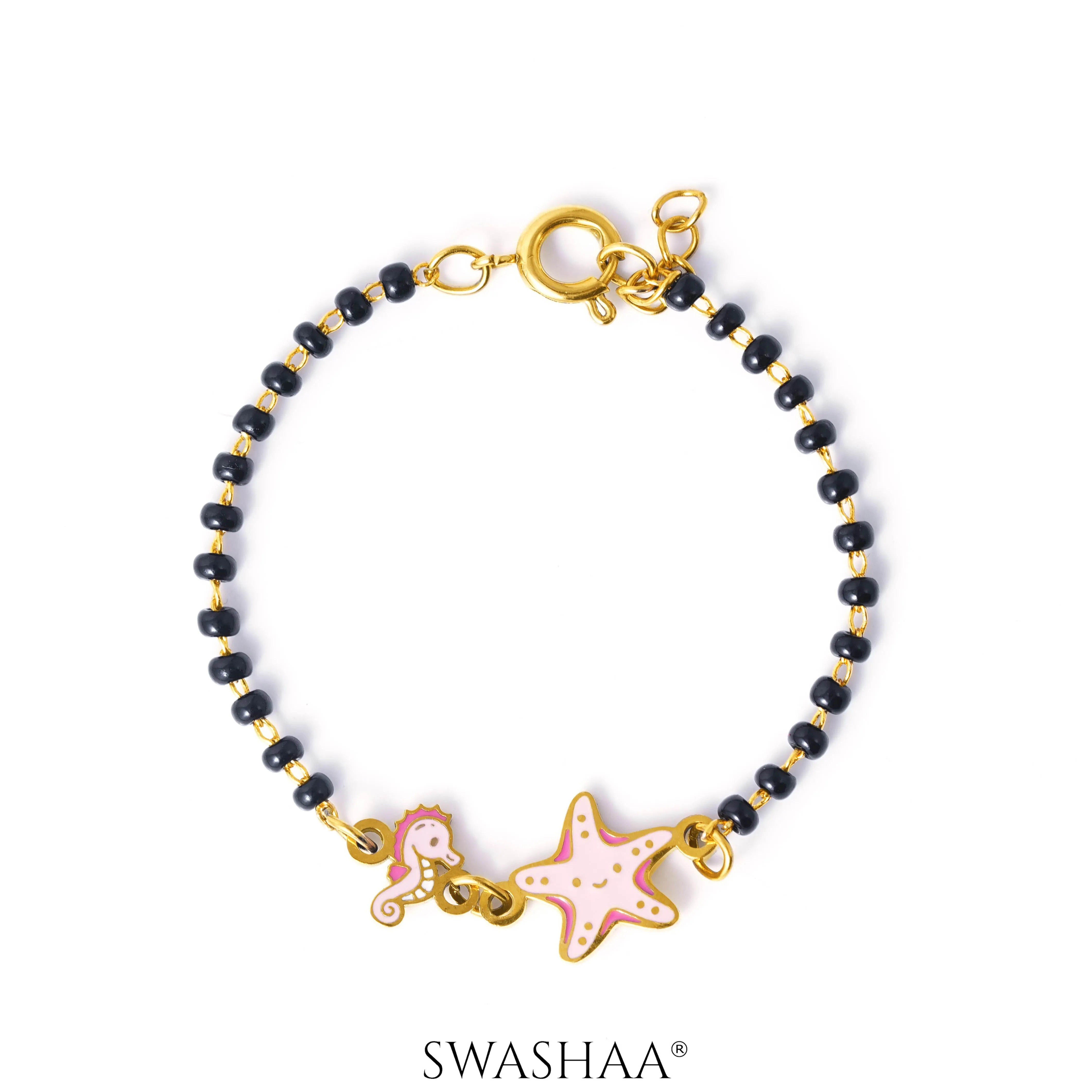 Ocean Dreams 18K Gold Plated Kid's Nazariya Bracelet