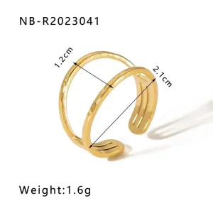 Open Band Gold Ring