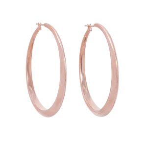 Oval Hoop Earrings