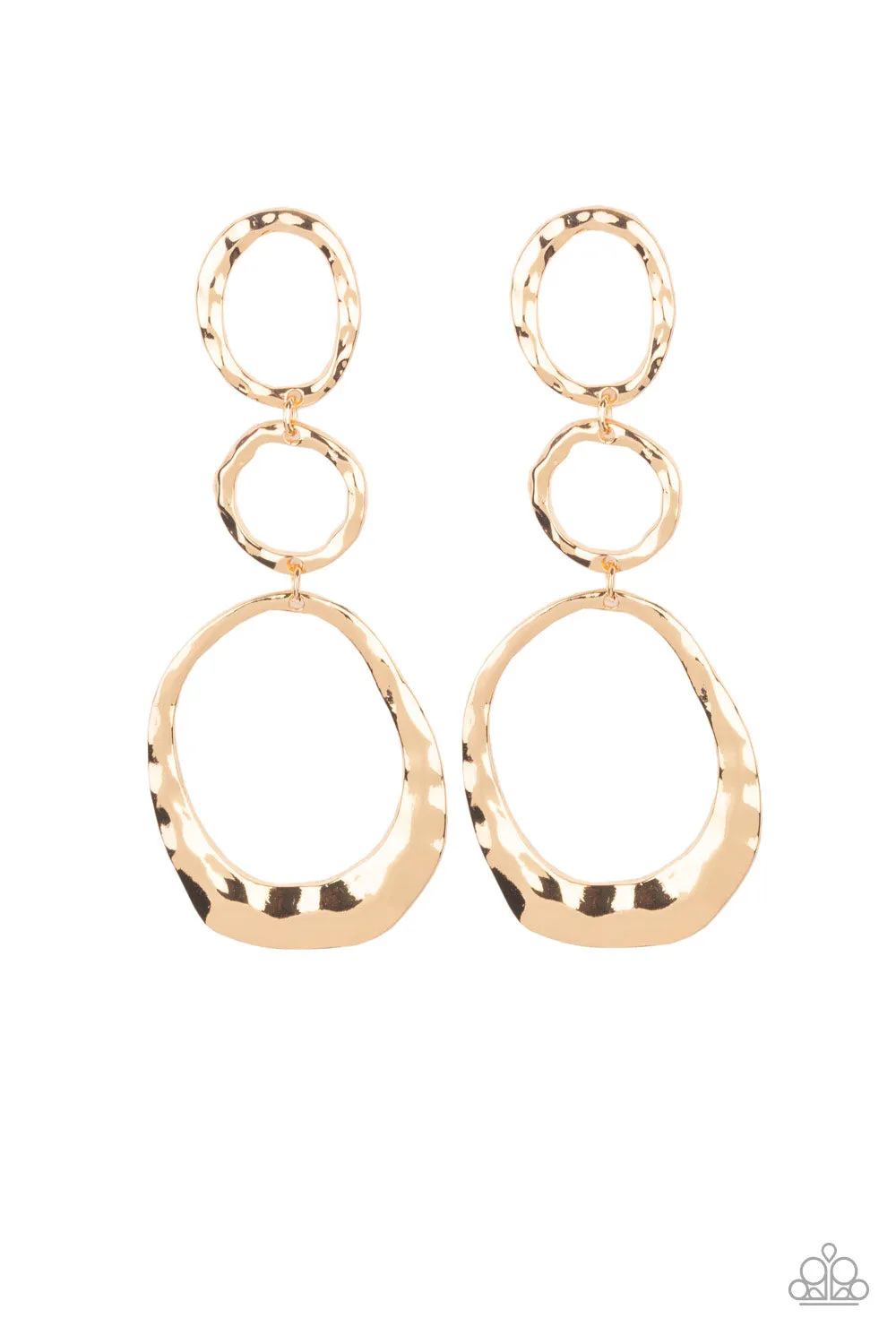 Paparazzi Radically Rippled - Gold