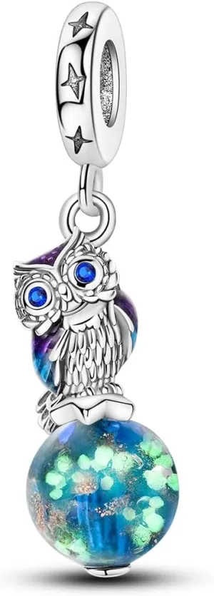 Parmuz Charms for Bracelet Necklace 925 Sterling Silver Beads Love Pet Butterfly Star Moon Dangle Pendant Jewelry Charm for Women