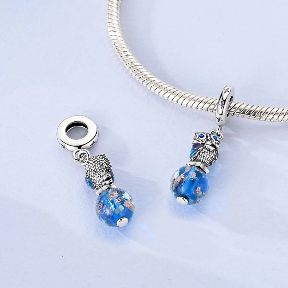 Parmuz Charms for Bracelet Necklace 925 Sterling Silver Beads Love Pet Butterfly Star Moon Dangle Pendant Jewelry Charm for Women