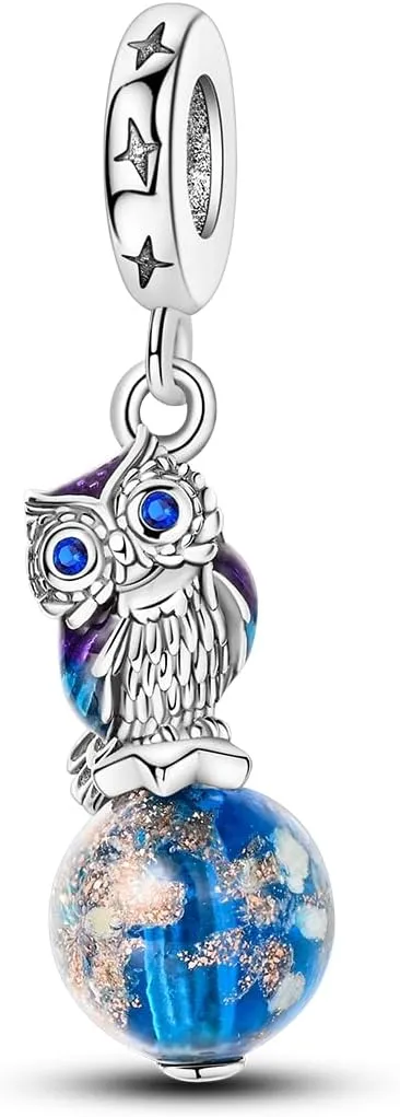 Parmuz Charms for Bracelet Necklace 925 Sterling Silver Beads Love Pet Butterfly Star Moon Dangle Pendant Jewelry Charm for Women