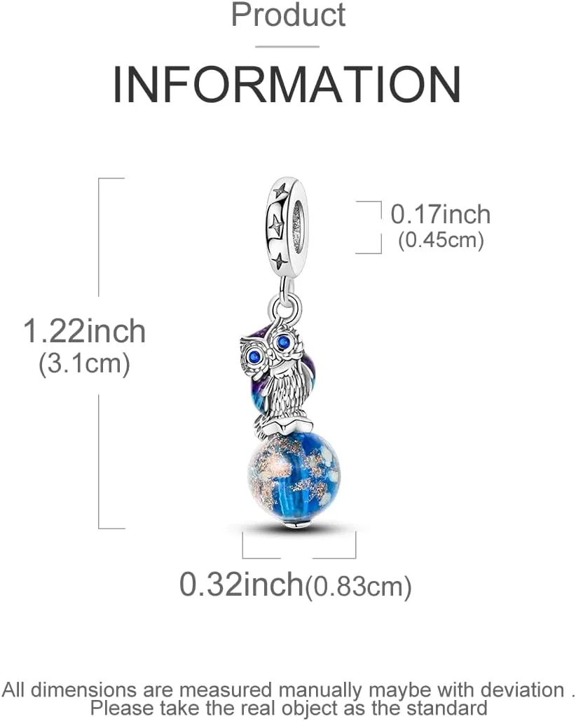 Parmuz Charms for Bracelet Necklace 925 Sterling Silver Beads Love Pet Butterfly Star Moon Dangle Pendant Jewelry Charm for Women