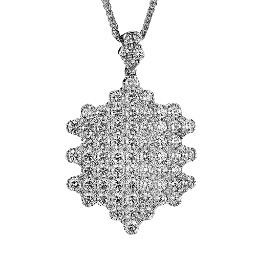 Pendant in 18k Gold with Diamonds LP4656 WHITE 18K X WHITE