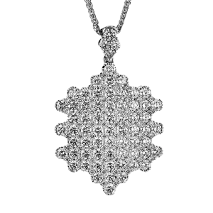 Pendant in 18k Gold with Diamonds LP4656 WHITE 18K X WHITE