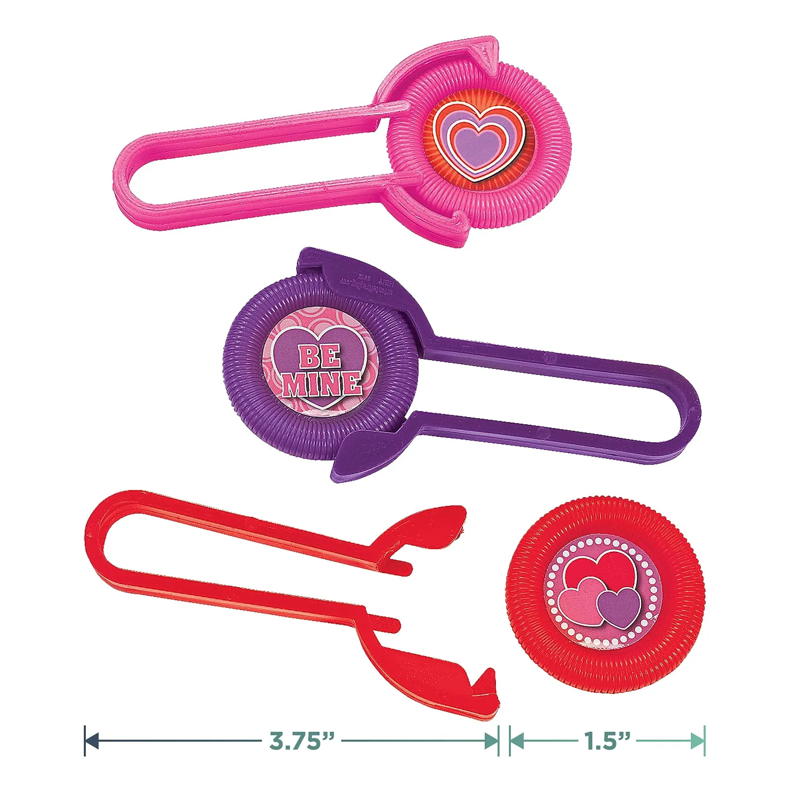 Pink and Purple Hearts Party Favors - Goody Bags and Activity Assortment (72 Pieces Total, Fills 12 Goody Bags)