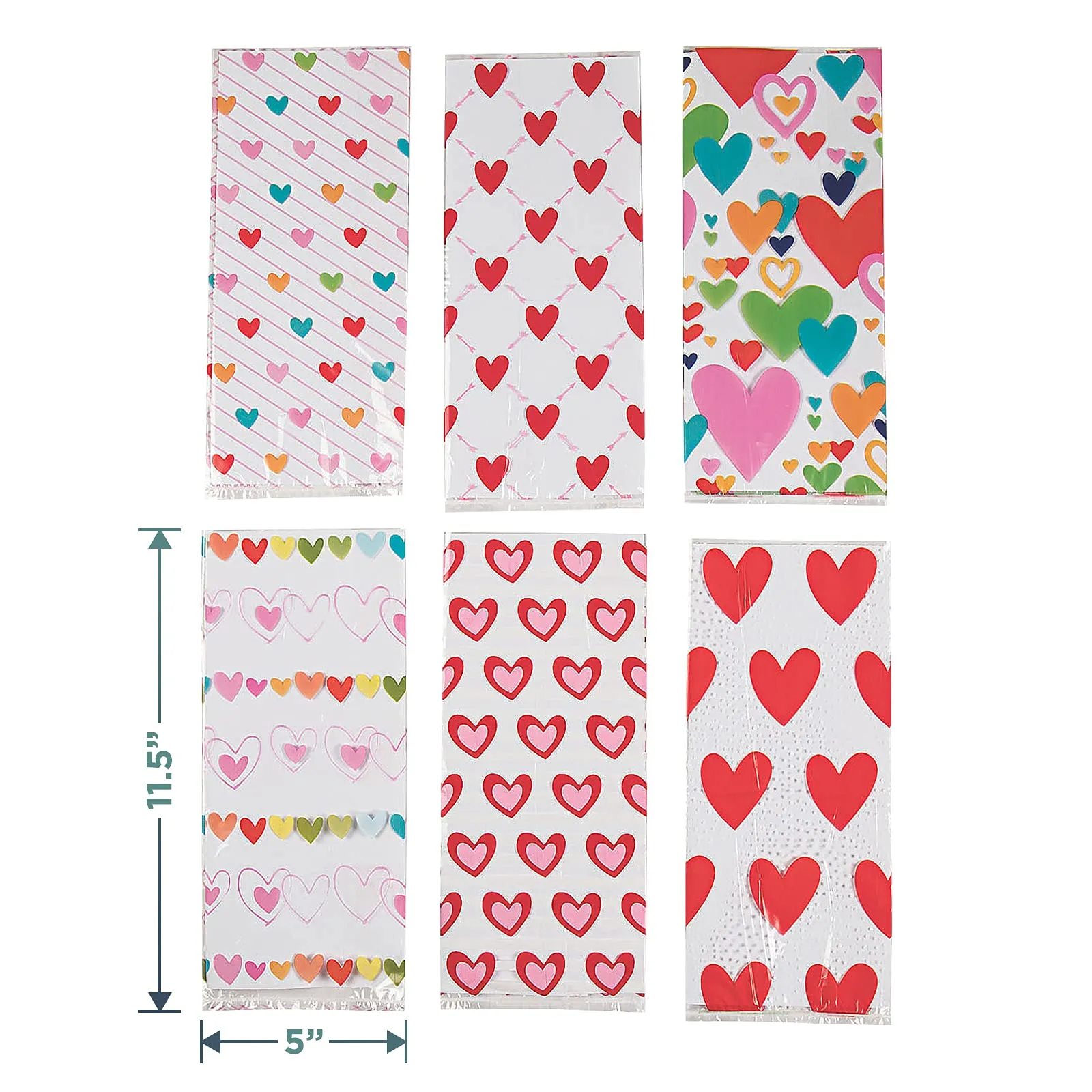 Pink and Purple Hearts Party Favors - Goody Bags and Activity Assortment (72 Pieces Total, Fills 12 Goody Bags)