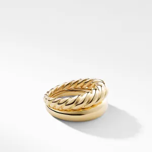 Pure Form Stack Rings in 18K Yellow Gold